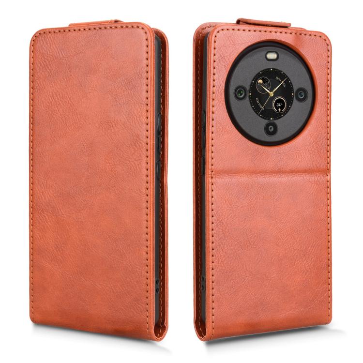 For Fossibot S3 Pro Magnetic Vertical Flip Leather Phone Case with Buckle