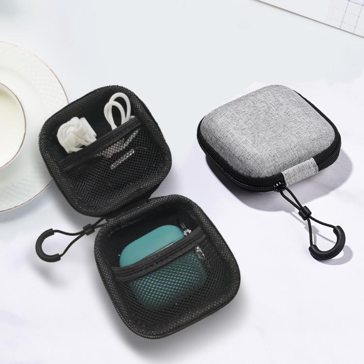 For AirPods 4 5 in 1 Silicone Earphone Protective Case + Earphone Bag + Earphones Buckle + Hook + Anti-lost Rope Set