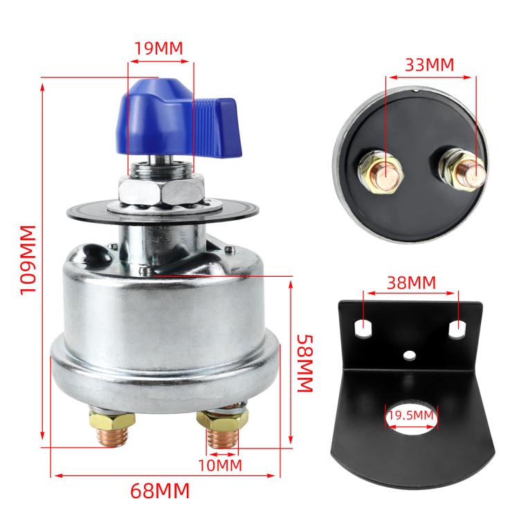 12-24V 200A High Current Battery Disconnect Switch with Bracket