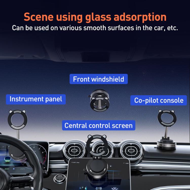 J33 Vacuum Adsorption Magnetic Car Phone Holder