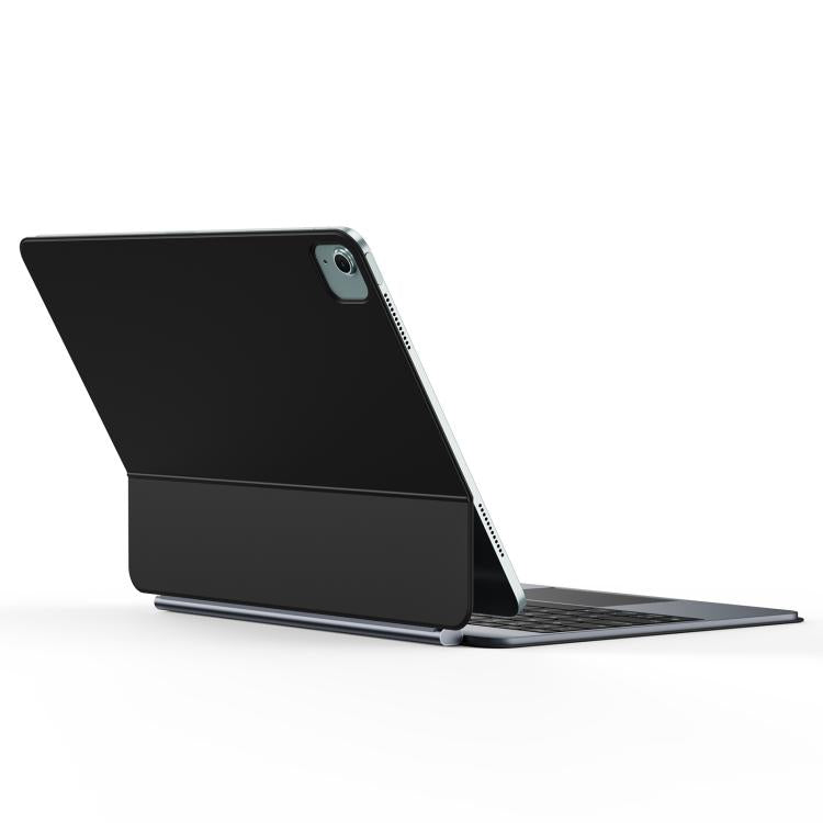 For iPad Air 13 2025 / iPad Pro 12.9 2022 DUX DUCIS MK Pro Series Floating Magnetic Keyboard Tablet Leather Case - Black