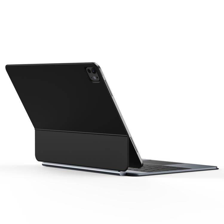 For iPad Pro 13 2024 DUX DUCIS MK Pro Series Floating Magnetic Keyboard Tablet Leather Case - Black
