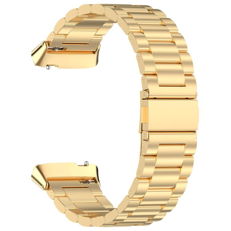 For Redmi Watch 3 xDfind Three-Bead Stainless Steel Metal Watch Band