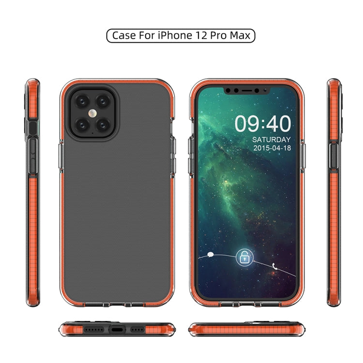 For iPhone 12 Pro Max TPU Double-color Shockproof Protective Case