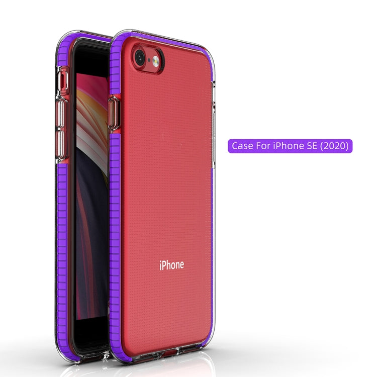 For iPhone SE 2022 / SE 2020 TPU Double-color Shockproof Protective Case