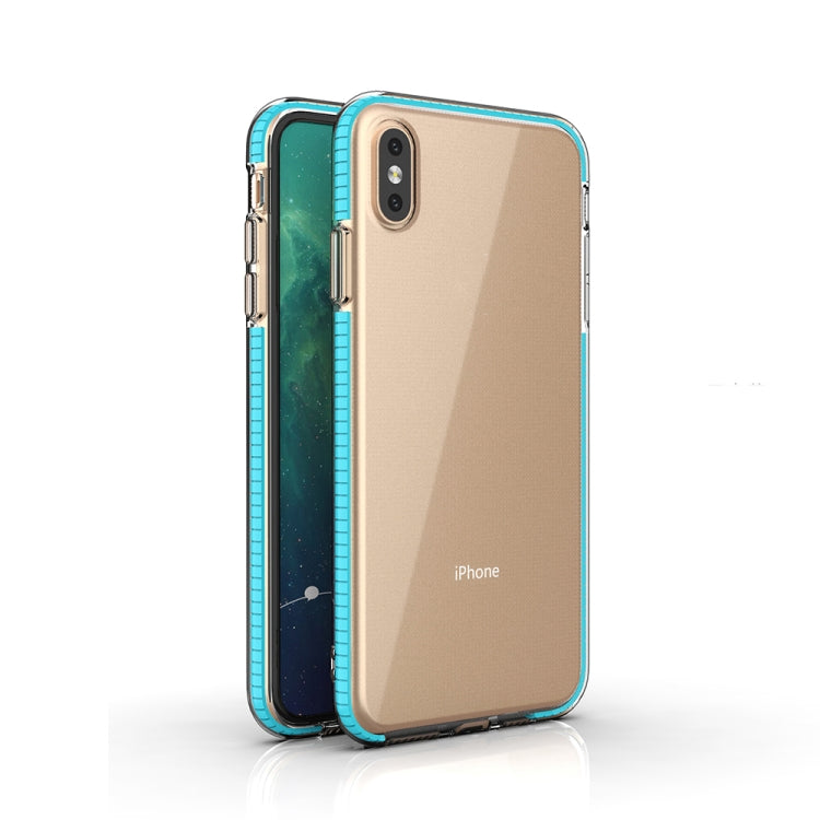 For iPhone XS Max TPU Double-color Shockproof Protective Case