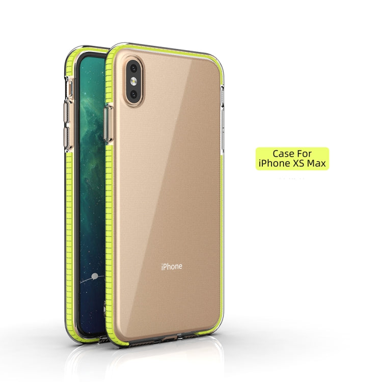 For iPhone XS Max TPU Double-color Shockproof Protective Case