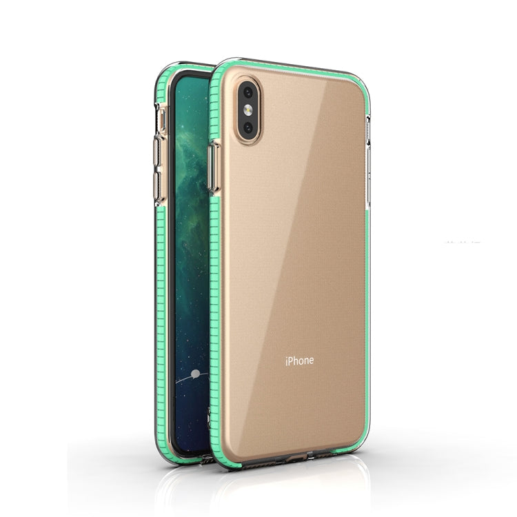 For iPhone XS Max TPU Double-color Shockproof Protective Case