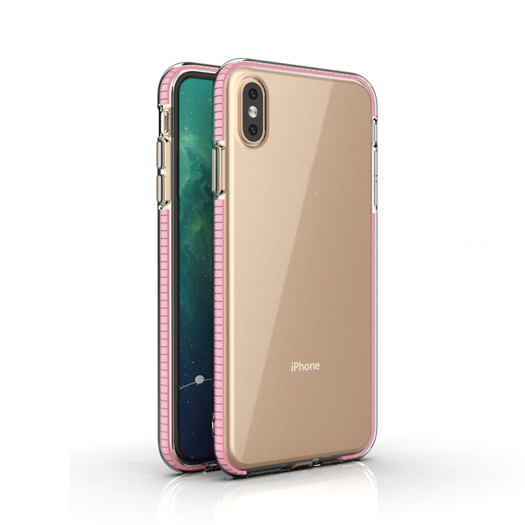 For iPhone XS Max TPU Double-color Shockproof Protective Case