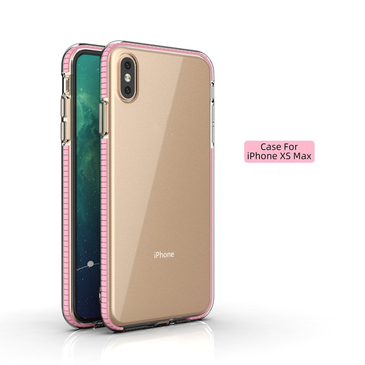 For iPhone XS Max TPU Double-color Shockproof Protective Case