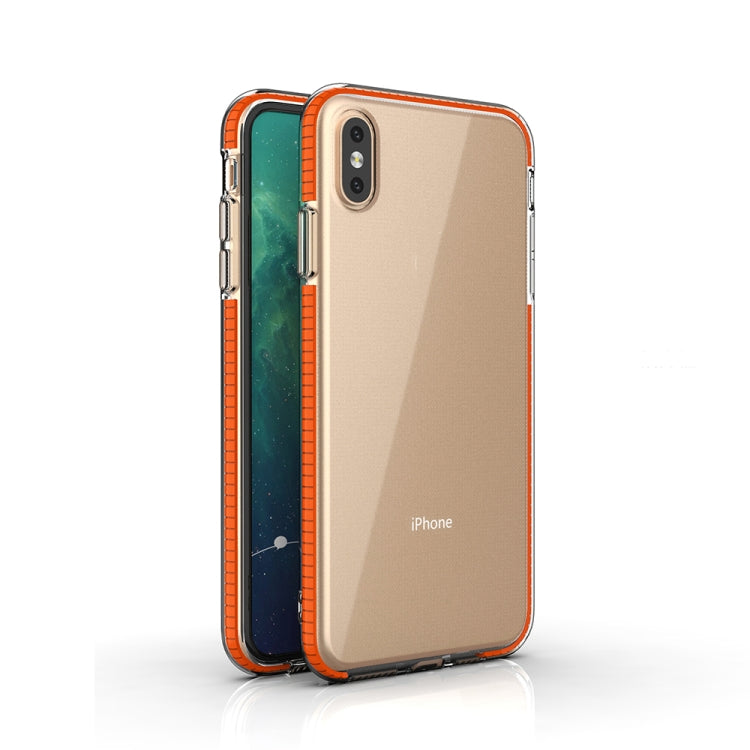 For iPhone XS Max TPU Double-color Shockproof Protective Case