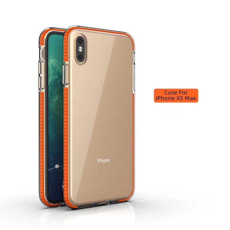 For iPhone XS Max TPU Double-color Shockproof Protective Case