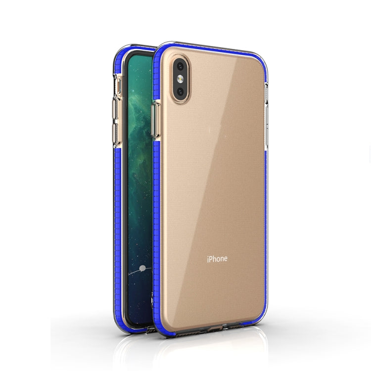 For iPhone XS Max TPU Double-color Shockproof Protective Case