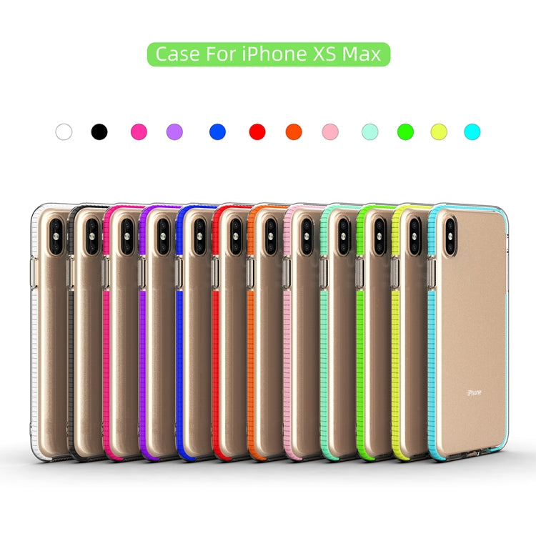 For iPhone XS Max TPU Double-color Shockproof Protective Case