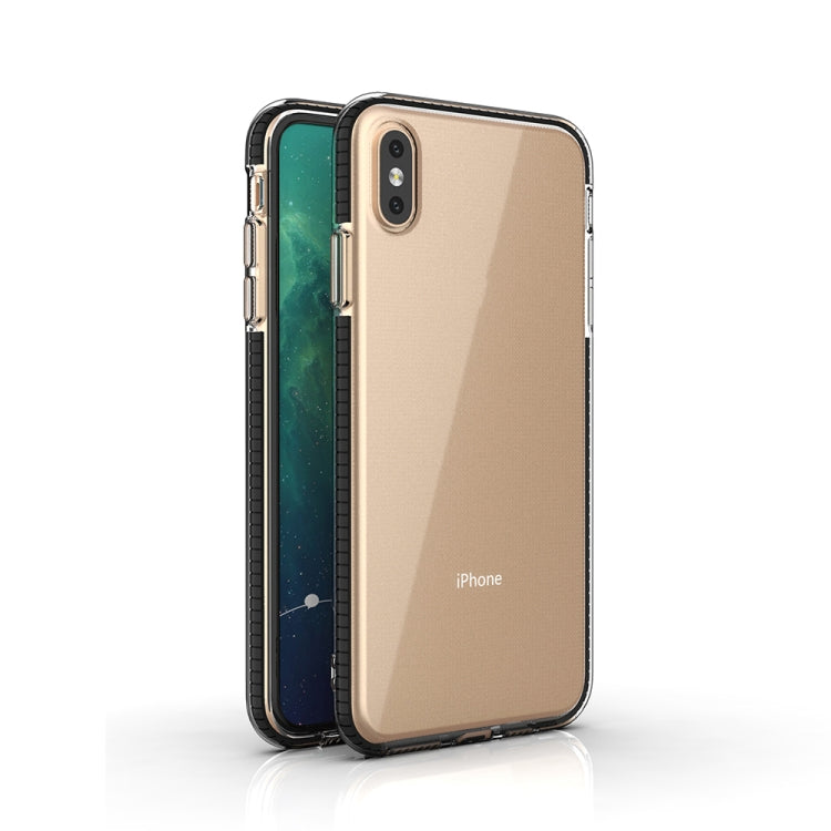 For iPhone XS Max TPU Double-color Shockproof Protective Case