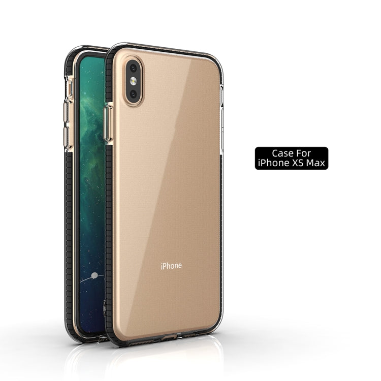 For iPhone XS Max TPU Double-color Shockproof Protective Case