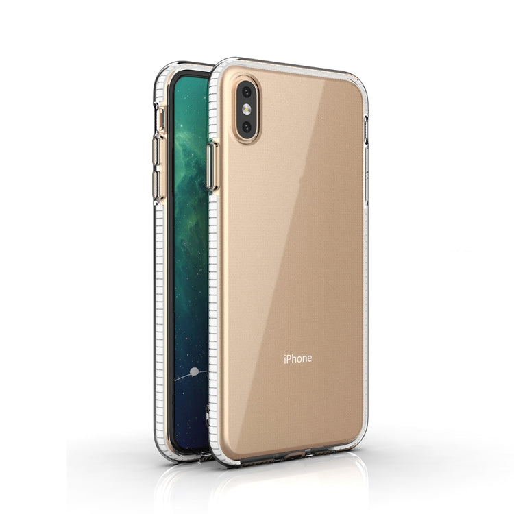 For iPhone XS Max TPU Double-color Shockproof Protective Case