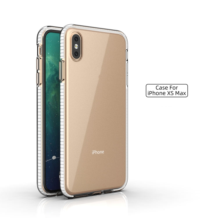 For iPhone XS Max TPU Double-color Shockproof Protective Case