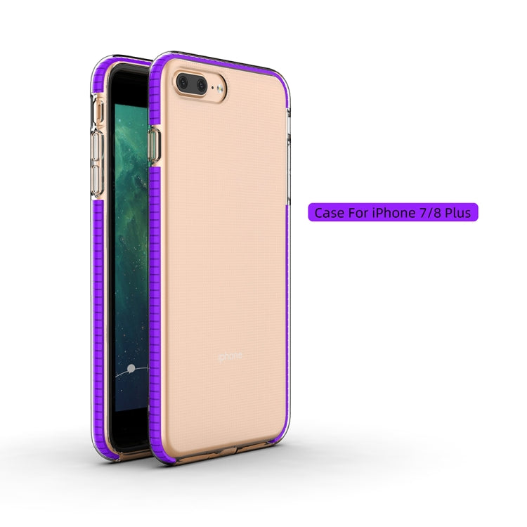For iPhone 8 Plus & 7 Plus TPU Double-color Shockproof Protective Case