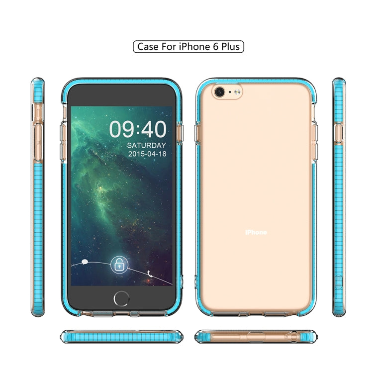 For iPhone 6 Plus TPU Double-color Shockproof Protective Case
