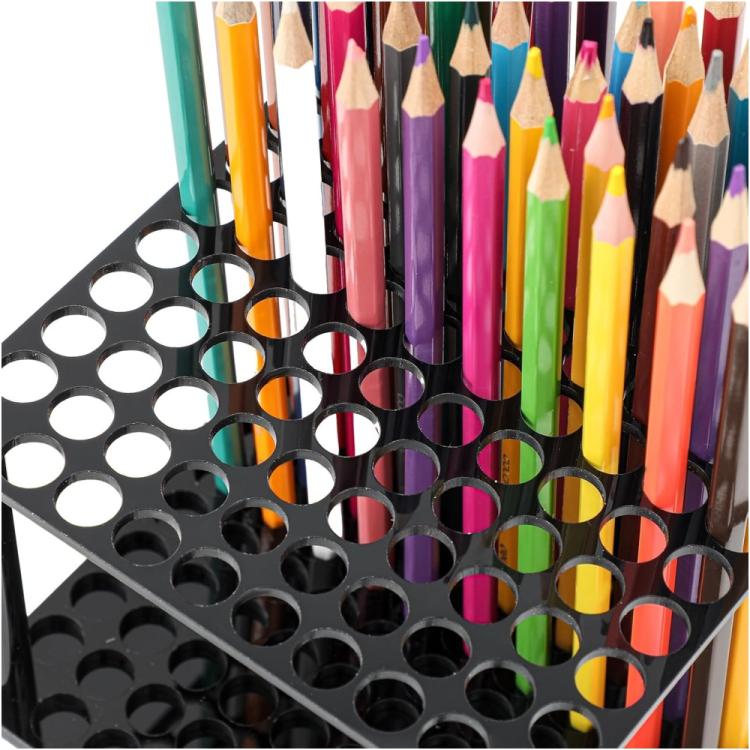 YX163 96-Hole Acrylic Paint Brush Pencils Stand