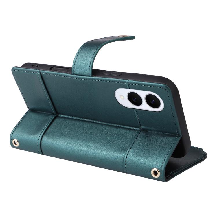 For Samsung Galaxy S25 Edge 5G Crossbody Strap RFID Blocking Zipper Wallet Leather Phone Case