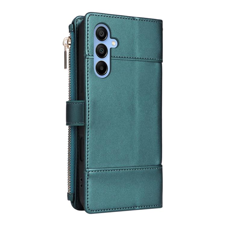 For Samsung Galaxy A16 / 26 Crossbody Strap RFID Blocking Zipper Wallet Leather Phone Case