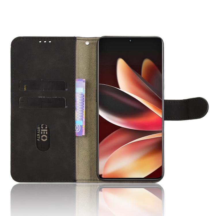 For Meizu Note 16 Skin Feel Magnetic Flip Leather Phone Case