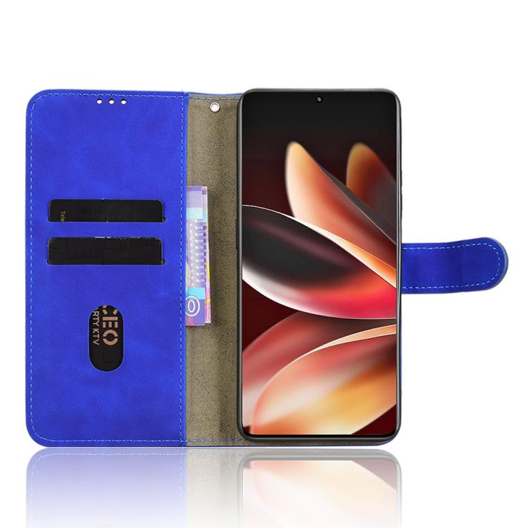 For Meizu Note 16 Skin Feel Magnetic Flip Leather Phone Case