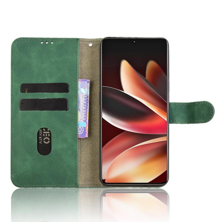 For Meizu Note 16 Skin Feel Magnetic Flip Leather Phone Case
