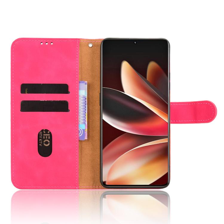 For Meizu Note 16 Skin Feel Magnetic Flip Leather Phone Case