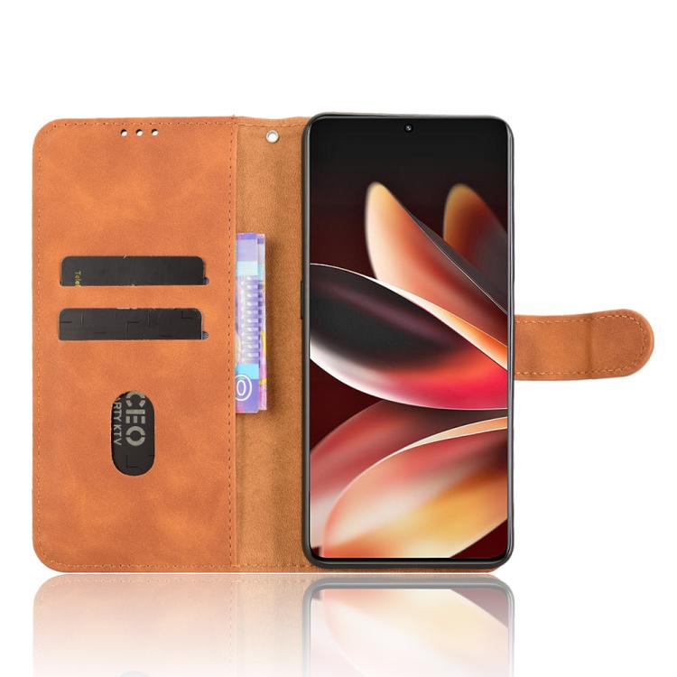 For Meizu Note 16 Skin Feel Magnetic Flip Leather Phone Case