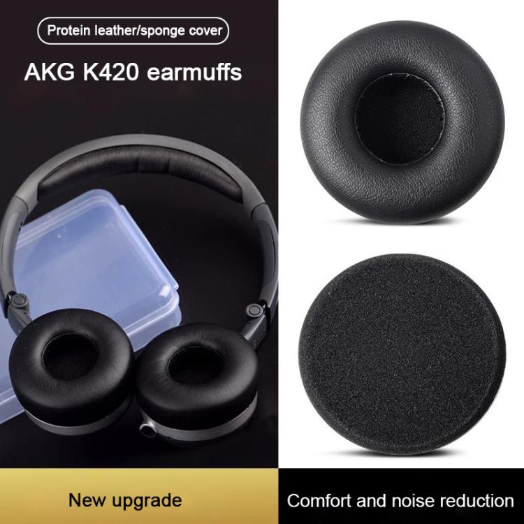 2pcs Sponge Replacement Earpads For AKG K402 / K414P / K418P - Black