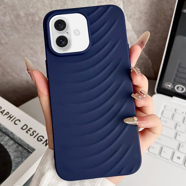 For iPhone 16 Water Ripples TPU Phone Case
