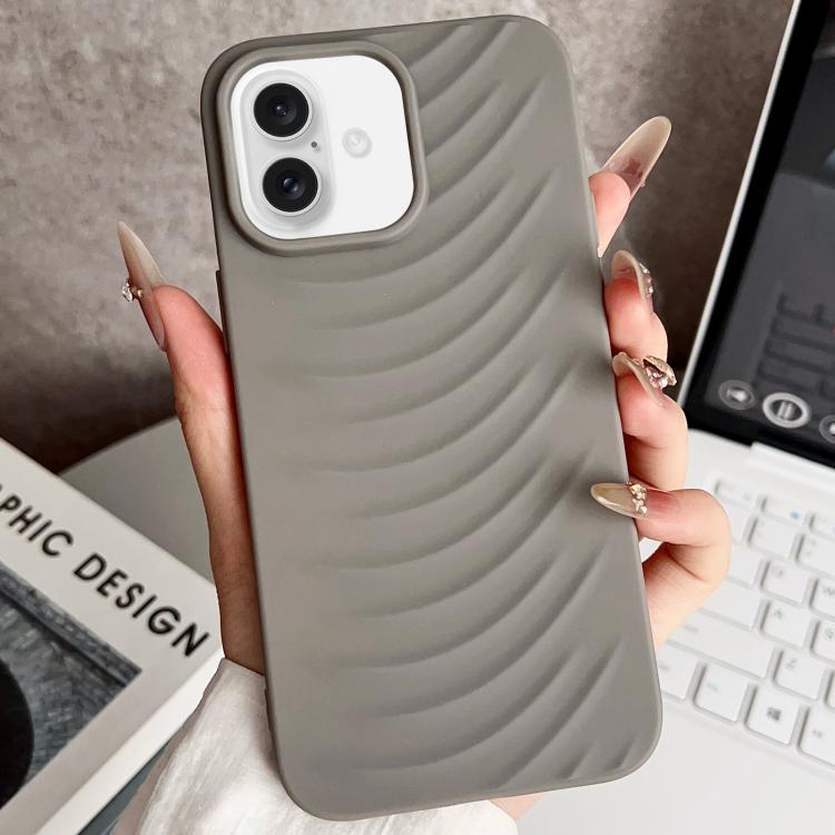 For iPhone 16 Water Ripples TPU Phone Case