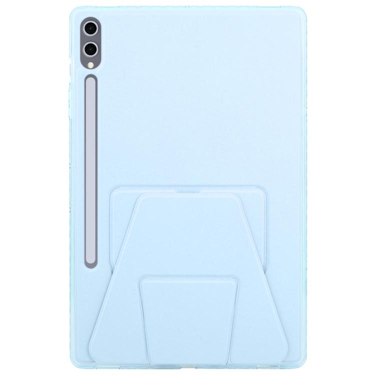 For Samsung Galaxy Tab S10+ / S9+ Folding Magnetic Holder Acrylic Leather Back Tablet Case