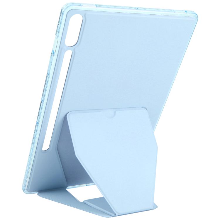 For Samsung Galaxy Tab S10+ / S9+ Folding Magnetic Holder Acrylic Leather Back Tablet Case
