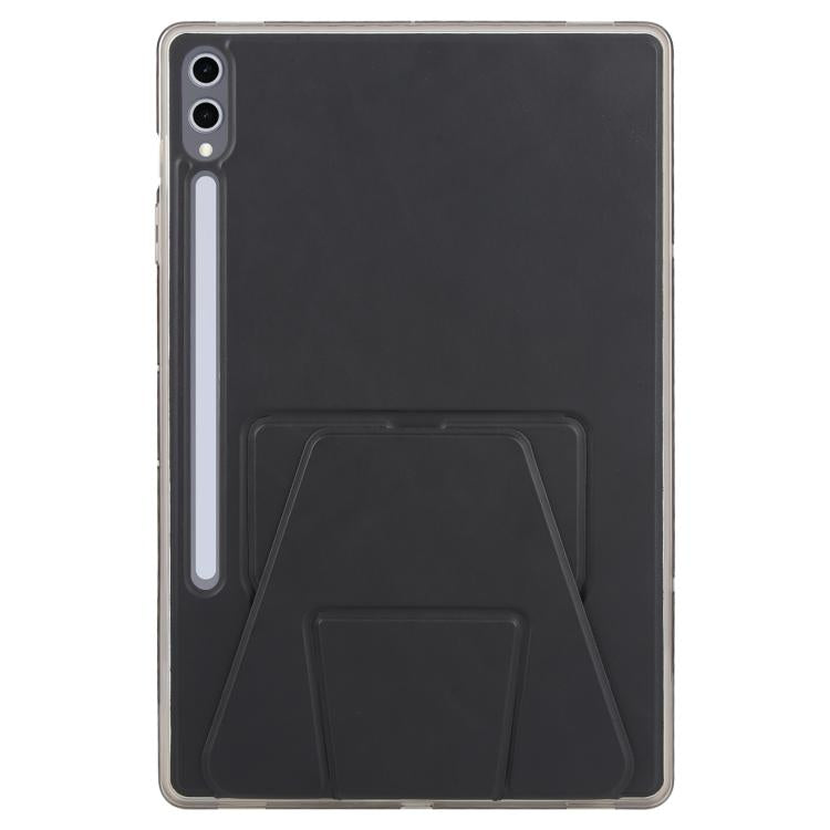 For Samsung Galaxy Tab S10+ / S9+ Folding Magnetic Holder Acrylic Leather Back Tablet Case