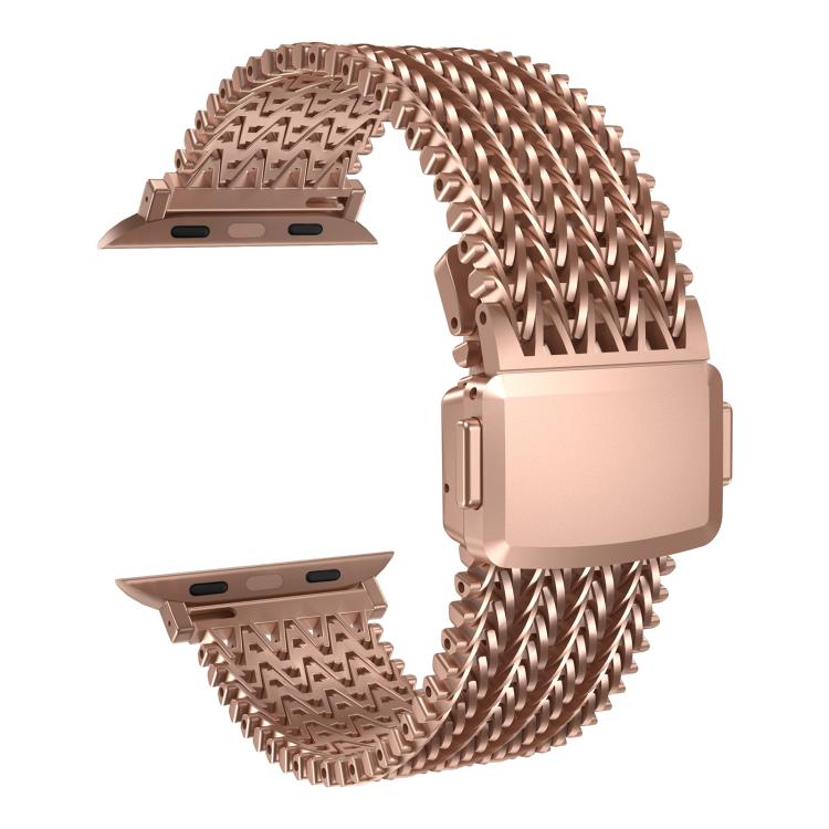 For Apple Watch 46mm / 49mm / 45mm / 44mm Mesh Magnetic Stainless Steel Watch Band