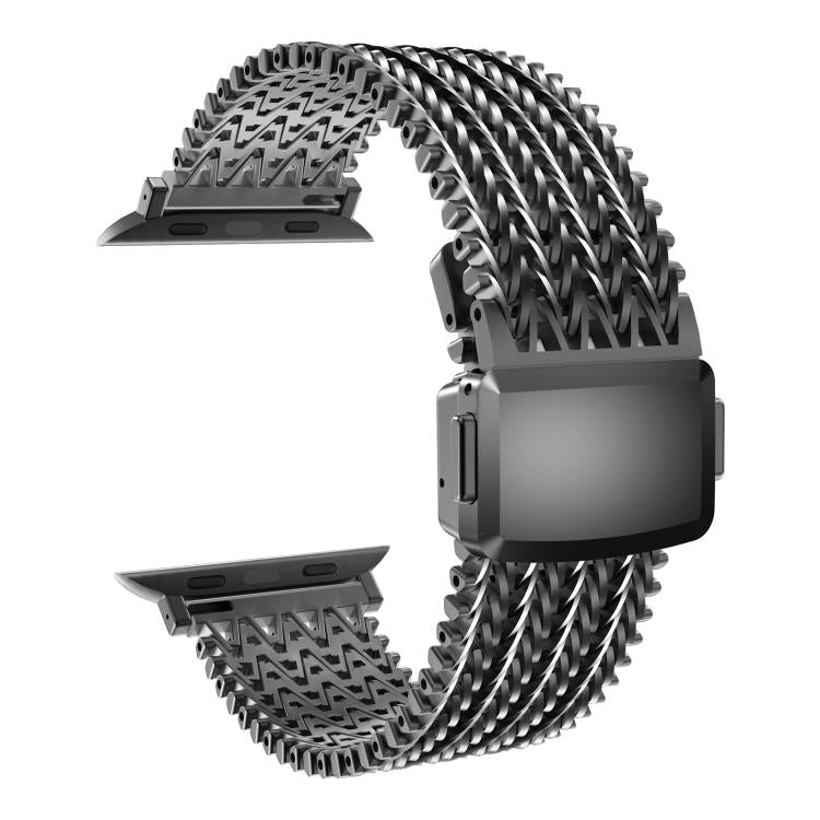 For Apple Watch 42mm / 41mm / 40mm / 38mm Mesh Magnetic Stainless Steel Watch Band