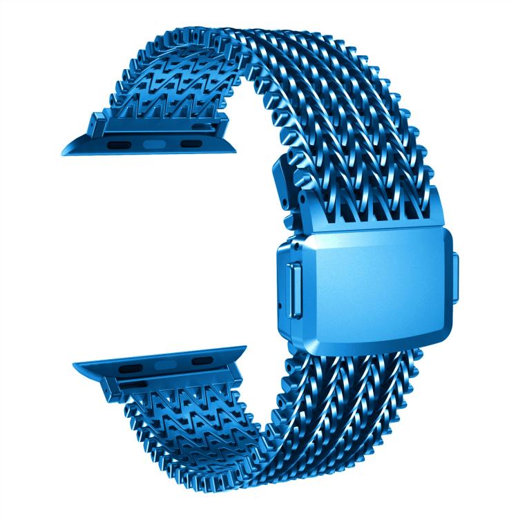 For Apple Watch 42mm / 41mm / 40mm / 38mm Mesh Magnetic Stainless Steel Watch Band