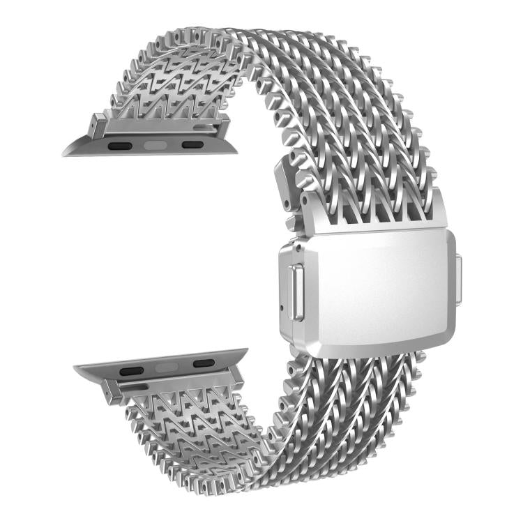 For Apple Watch 42mm / 41mm / 40mm / 38mm Mesh Magnetic Stainless Steel Watch Band