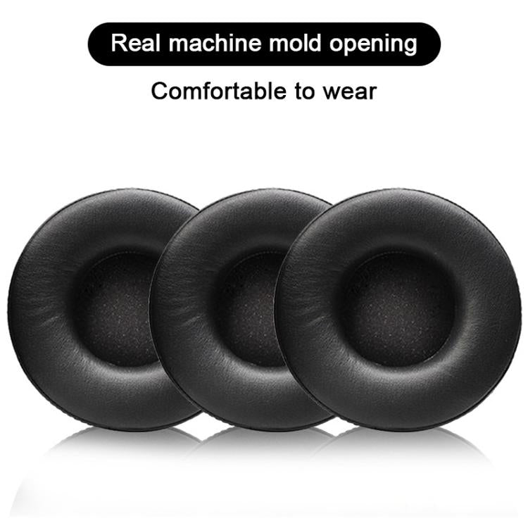 2pcs Protein Leather Splicing Thickening Replacement Earpads For AKG K240 MKII / K270 - Black