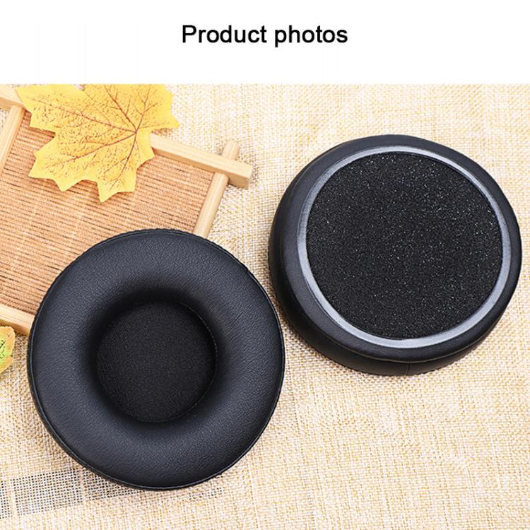 2pcs Protein Leather Splicing Thickening Replacement Earpads For AKG K240 MKII / K270 - Black