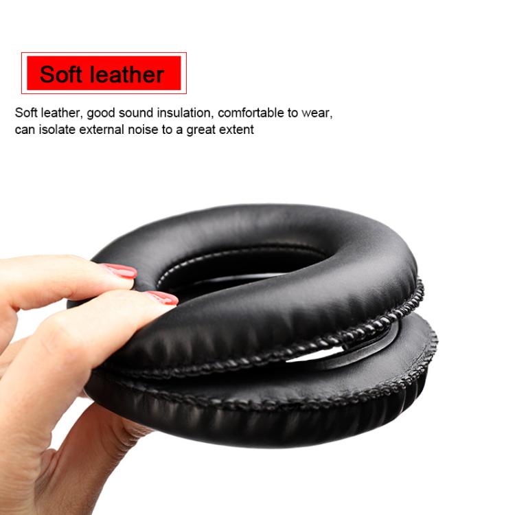 2pcs Protein Leather Replacement Earpads For AKG K240 MKII / K270 - Black
