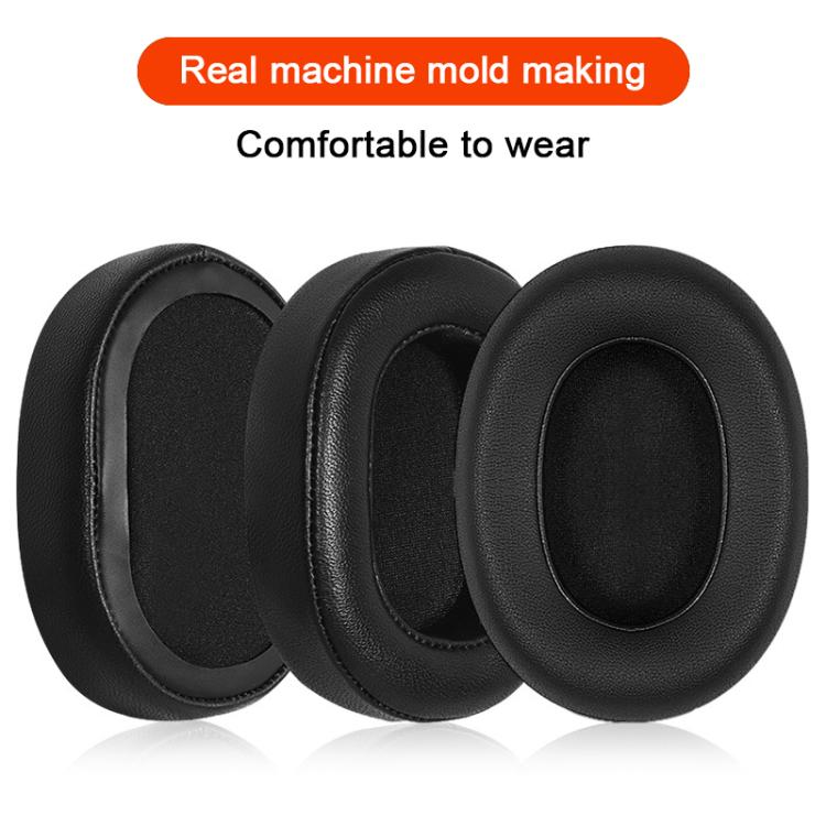 2pcs Lambskin Splicing Replacement Earpads For AKG K361 / K371 / K361BT / K371BT - Black