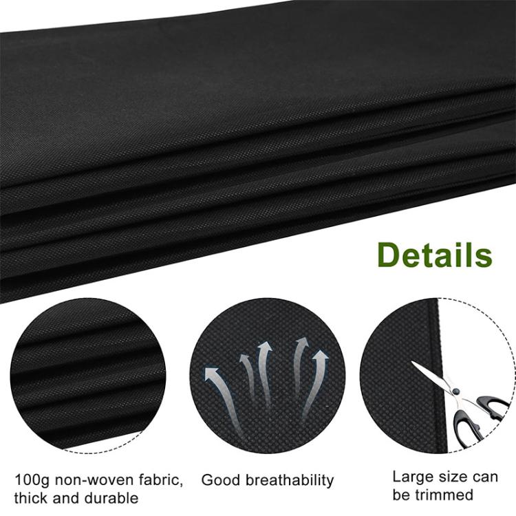 Outdoor Raised Bed Planting Liners Plant Grommet Non Woven Fabric Liners, Size:1.6 x 2.1m