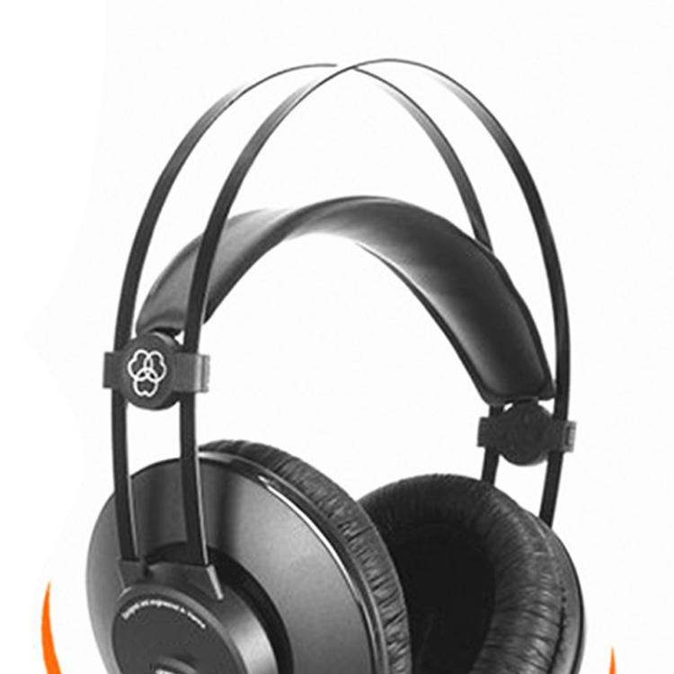 Headphone Head Beam Protective Cover For AKG K52 / K72 / K92 - Black