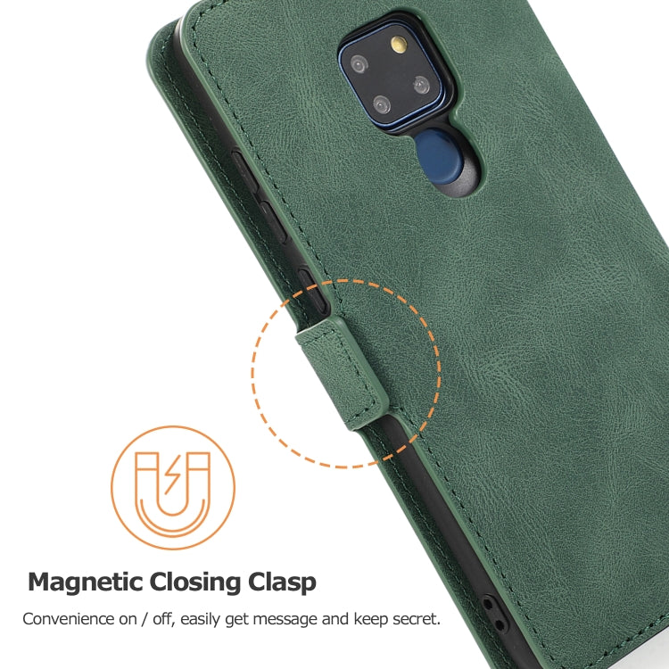 For Huawei Mate 20 Retro Magnetic Closing Clasp Horizontal Flip Leather Case with Holder & Card Slots & Photo Frame & Wallet