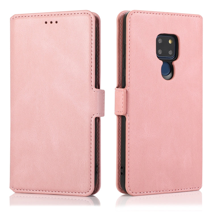 For Huawei Mate 20 Retro Magnetic Closing Clasp Horizontal Flip Leather Case with Holder & Card Slots & Photo Frame & Wallet